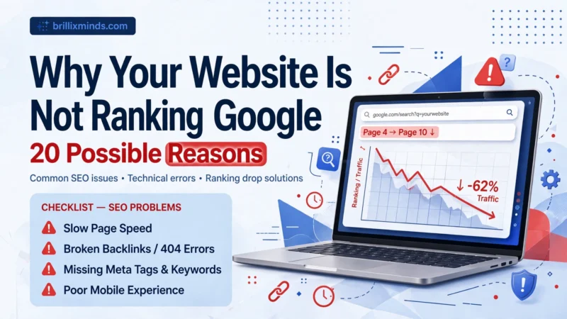 Why Your Website Is Not Ranking on Google: 20 Possible Reasons